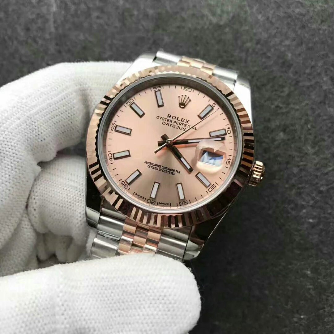 126331 Datejust replica Rose Gold Dial