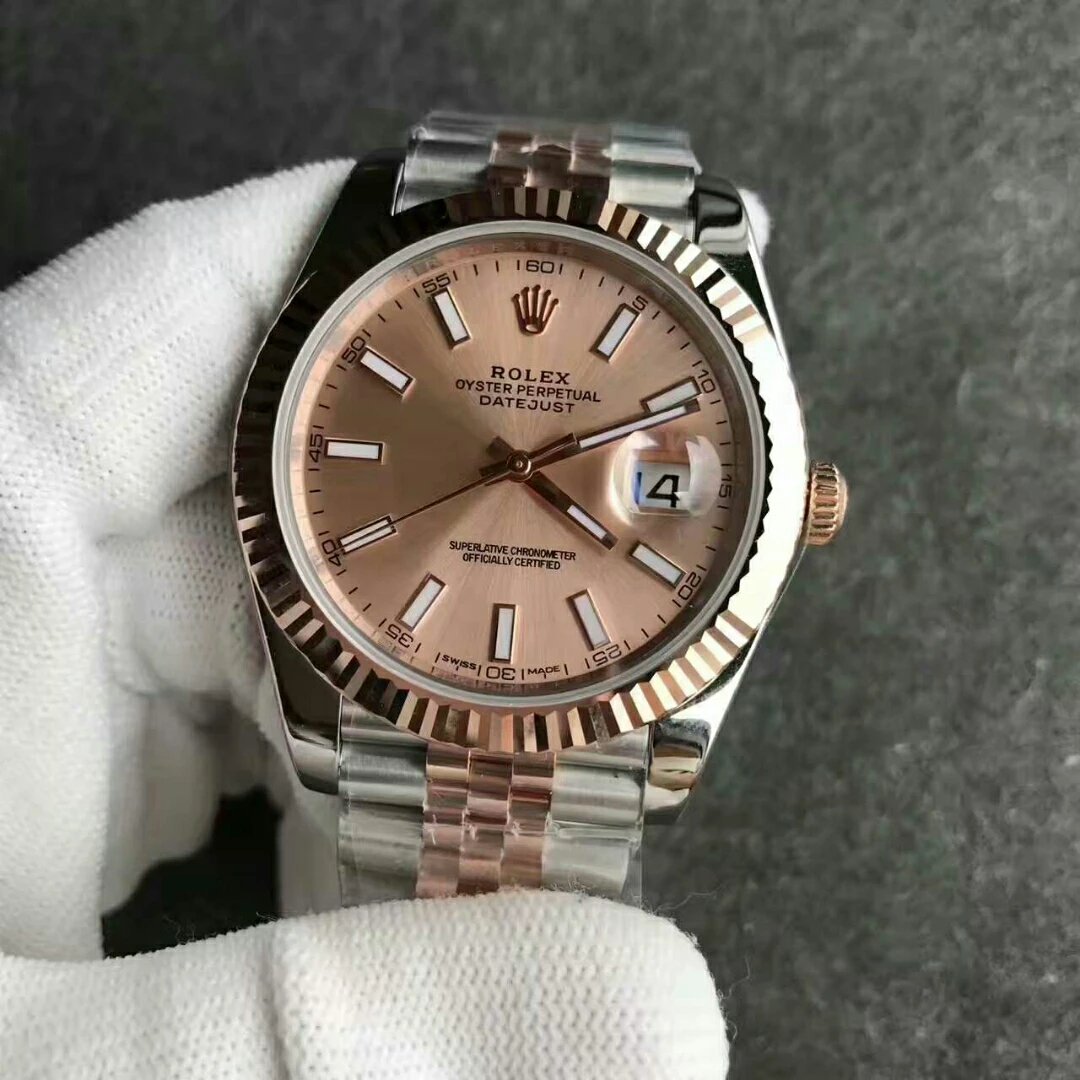 rose gold rolex datejust replica