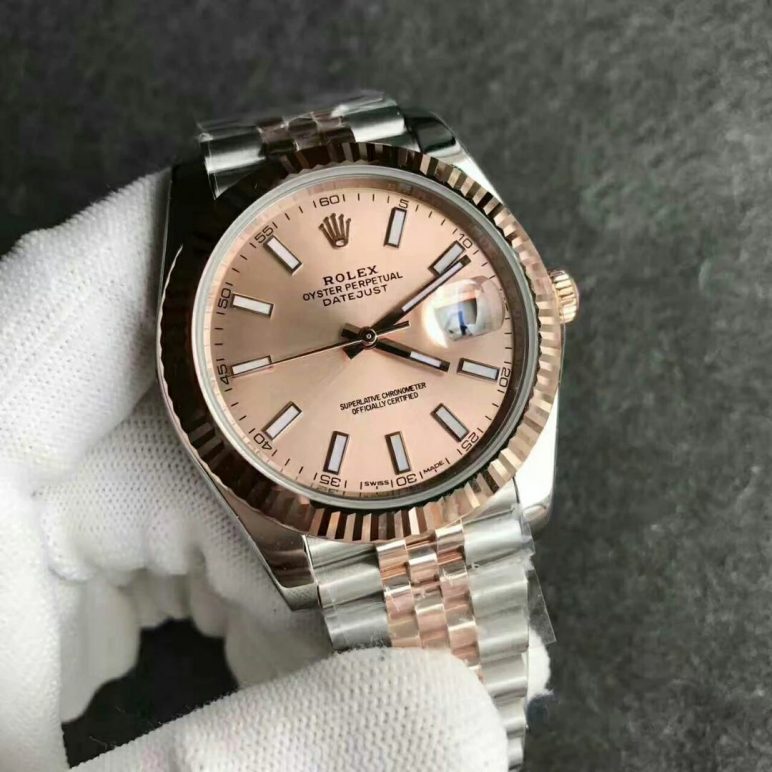 rolex datejust 41 rose gold price