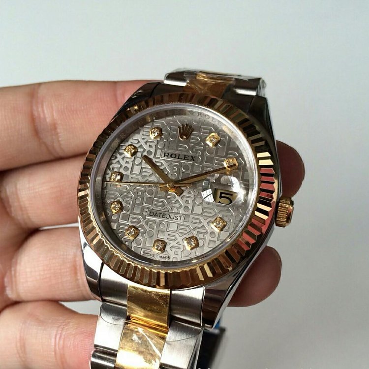 41mm replica Rolex Datejust Two Tone Watch