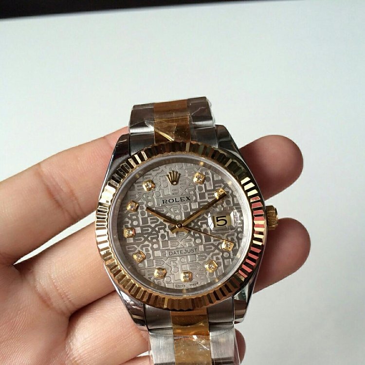 replica Rolex Datejust 41mm 18K Real Gold with Swiss ETA 2836-2 Movement review Replica Rolex Datejust Yellow Gold 18K