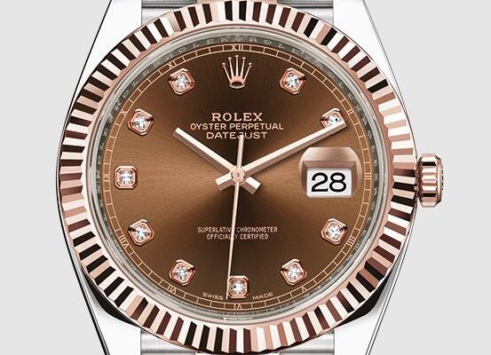 AAA Cheap Rolex Datejust 41 Fake Watches With Diamond Hour Markers