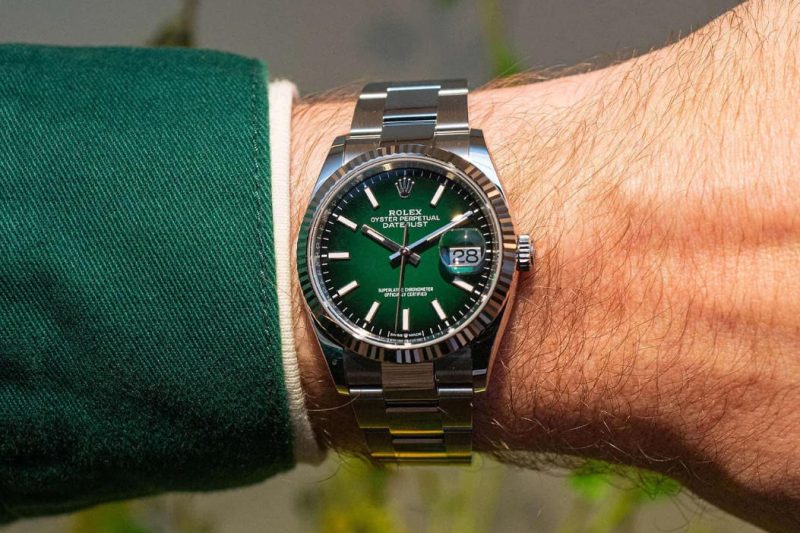 Rolex Datejust 41 Green Ombré Feels Familiar Until The Light Changes